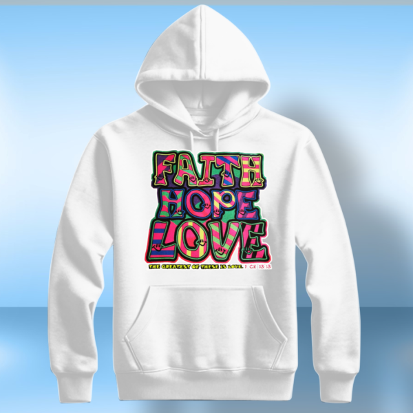 Faith Hope Love Contour T-Shirt - Image 6