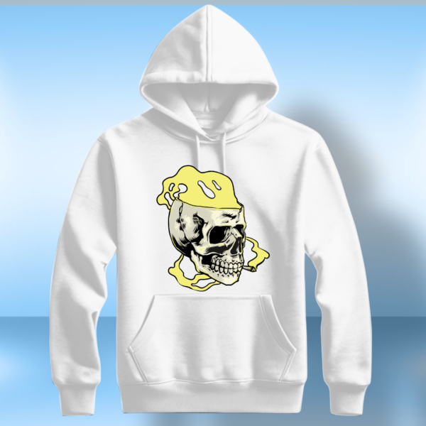 Skull smoking T-shirt - Image 4