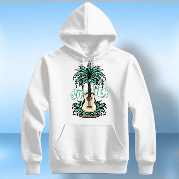 Summer with guitar tree T-shirt - Image 5