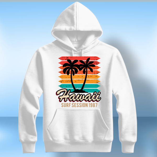 Hawaii Surf Session 1987 T-shirt - Image 4