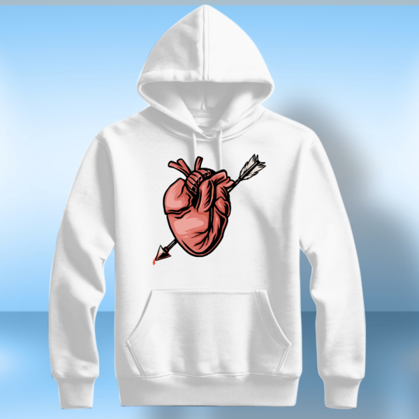 Heart with arrow T-shirt - Image 5