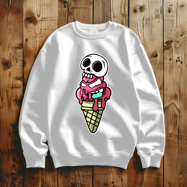 Ice cream with skull T-shirt - Image 5