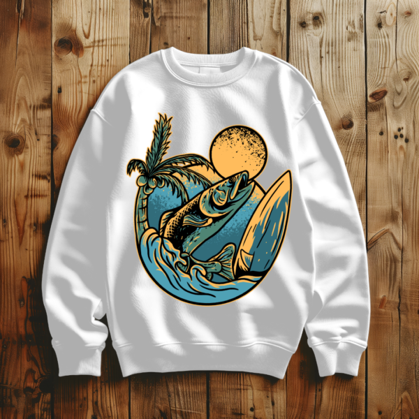 Island with sun T-shirt - Image 6