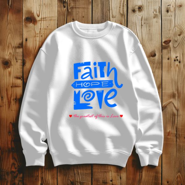 Faith Hope Love T-Shirt - Image 5