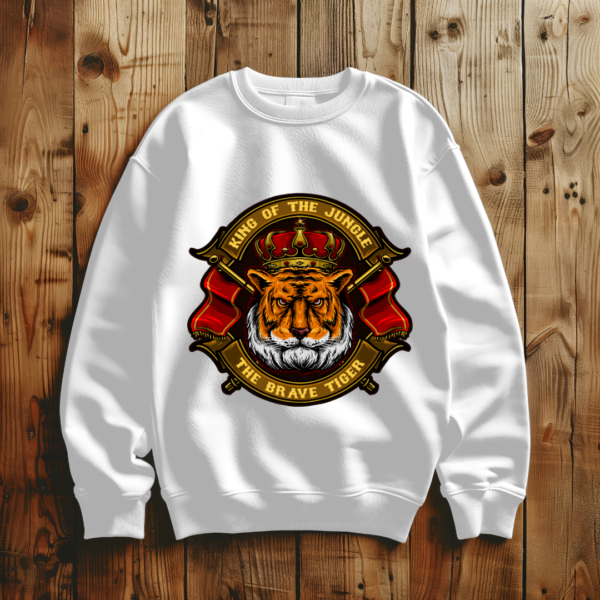 King of the jungle The brave tiger T-shirt - Image 5