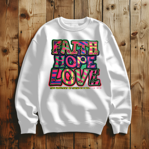 Faith Hope Love T-shirt - Image 5