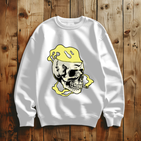 Skull smoking T-shirt - Image 5