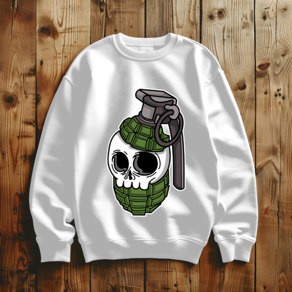 Skull grenade T-shirt - Image 5