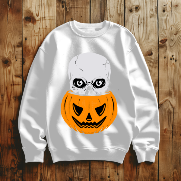 Skull inside the pumpkin T-shirt - Image 6