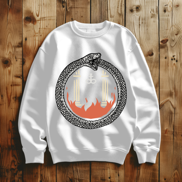 Snake with fire T-shirt - Image 6