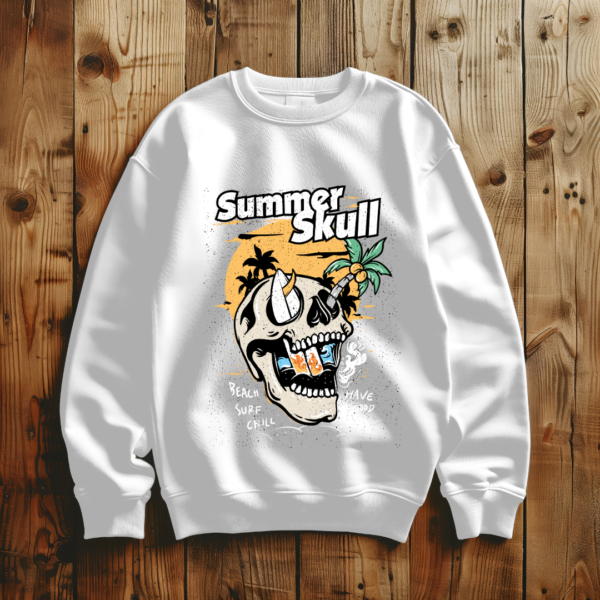 Summer skull T-shirt - Image 5