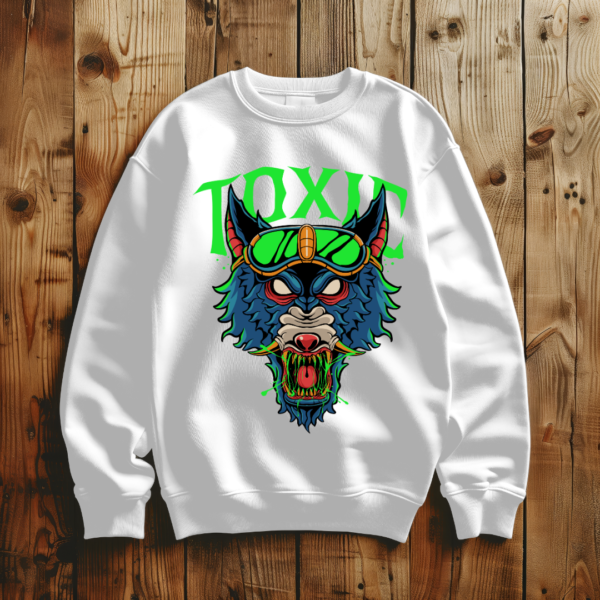 Toxic Tiger Face T-Shirt - Image 5