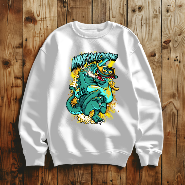 Wave Incoming With Sea Creature T-Shirt - Image 5