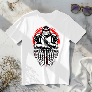 Knight white t-shirt