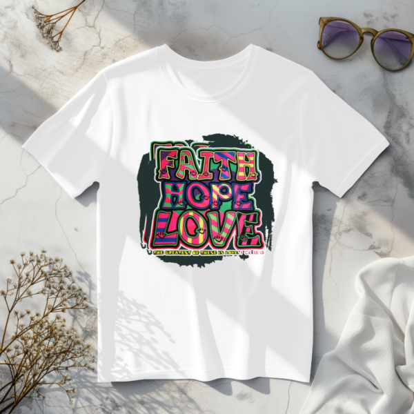 Faith Hope Love T-Shirt - Image 4