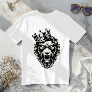 Lion with crown White T-Shirt