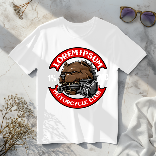 Loremipsum motorcycle club T-shirt - Image 6