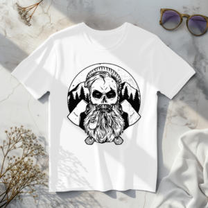 Skull Beardo White t-shirt