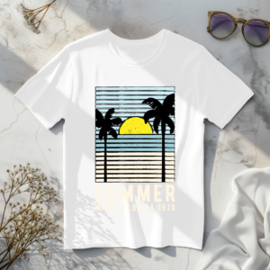 Summer Miami Florida White T-shirt