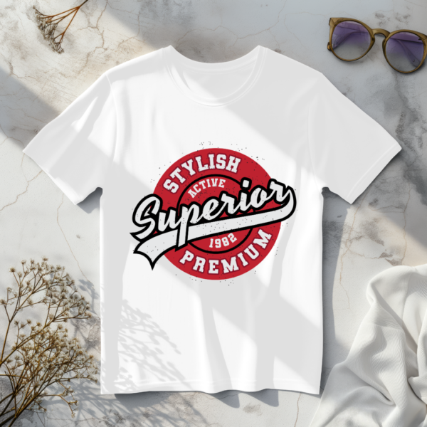 superior 1982 stylish premium White t-shirt