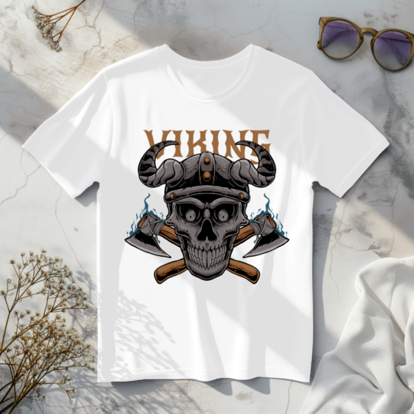 Viking Skull T-Shirt - Image 4