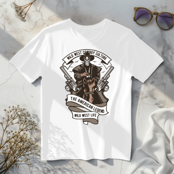 Wild West Cowboy Culture T-Shirt - Image 4