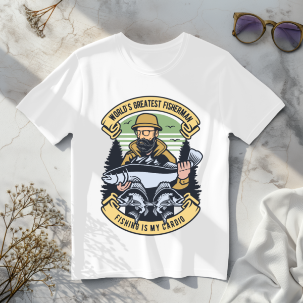 Worlds Greatest Fisherman T-Shirt - Image 4