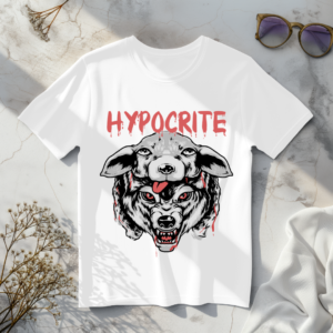 Hypocrite Terror wolf White t-shirt